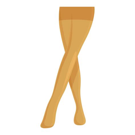 woman pantyhose icon cartoon vector nude elegant  vector art