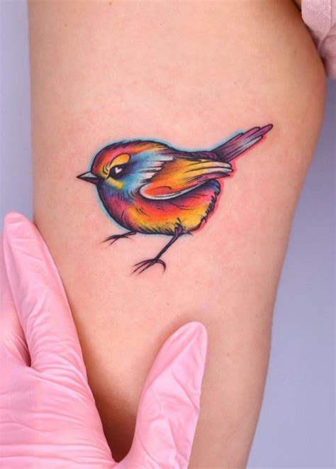 Cute Bird Tattoo | InkStyleMag