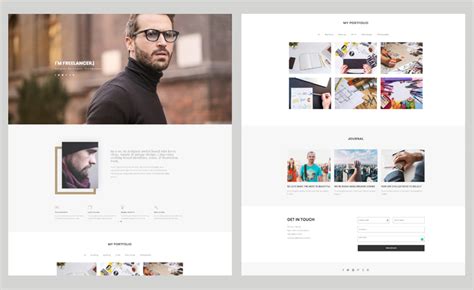 Free Bootstrap Personal Website Template For Engaging Portfolio Creation & Showcase Pages