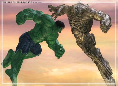 Hulk Vs Abomination by ubald007 on deviantART | Hulk marvel, Marvel and ...