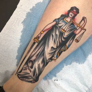 Tattoo uploaded by Dave Borjes • #Iustitia #ladyjustice #DaveBorjes #daveborjestattoo # ...