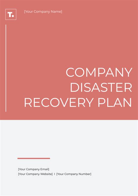 Disaster Recovery Plans Template - prntbl.concejomunicipaldechinu.gov.co