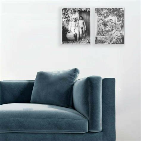 Von Gloeden photo of younger/older nude male couple #2. Reprint. Gay