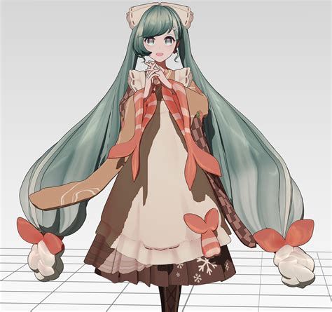 Pirura Snow miku 2024 [Model DL] by PilouLaBaka on DeviantArt