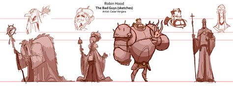 Robin Hood - Characters on Behance