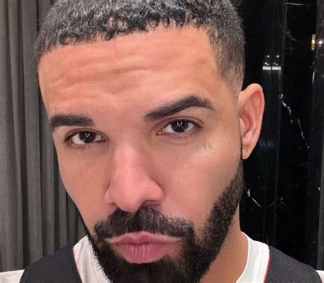 drake cuts  hair unveils    grape juice