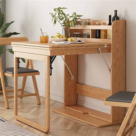 wall pull  dining table wall mounted folding table seat