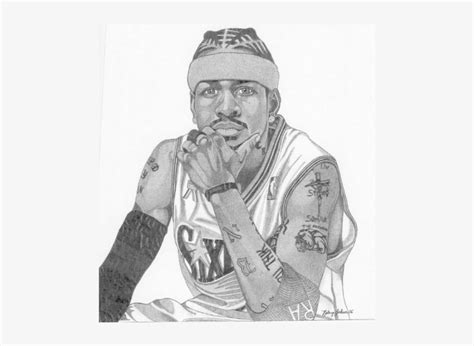 Download 28 Collection Of Allen Iverson Drawing - Allen Iverson ...