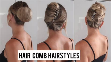 how to use a hair comb pin