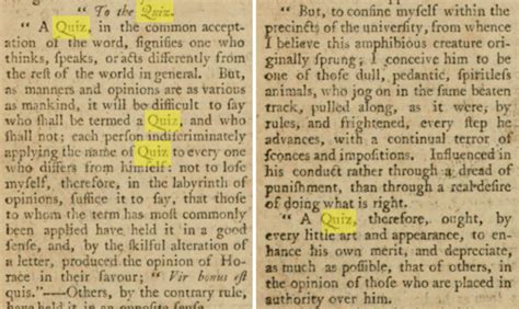 The Etymology of “Quiz” – Useless Etymology