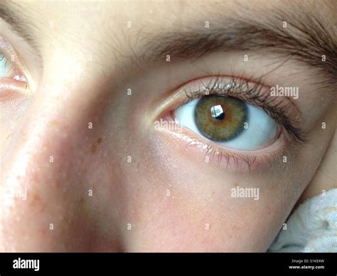 Hazel eye Stock Photo - Alamy