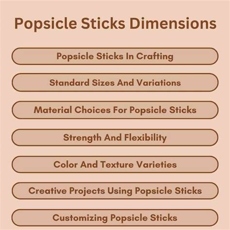 Popsicle Sticks Dimensions: Crafting Essentials Revealed – Woodworking ...