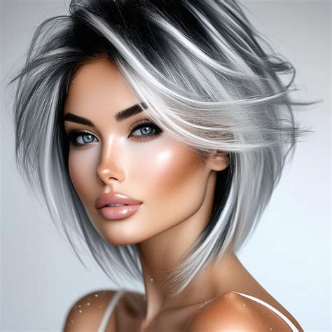Mechas Platinadas - Mechas Platinadas para Morenas en 2025 | Cabello oscuro, Tinte rubio ...