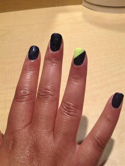 lime green nail art 1