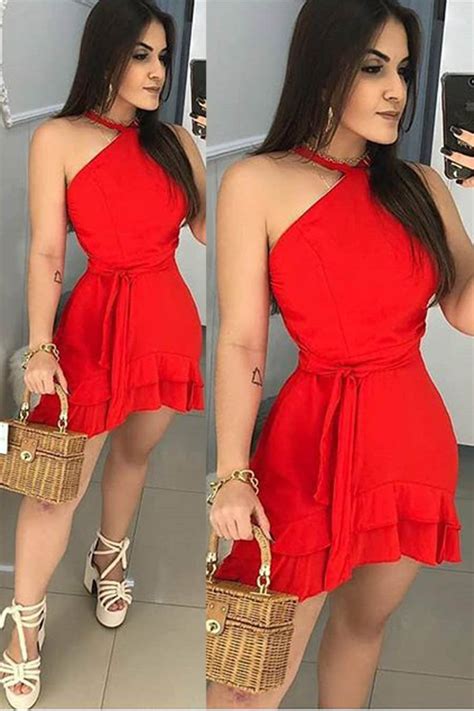 Vestidos Justos E Curtos - Vestidos Curtos E Decotados - FDPLEARN