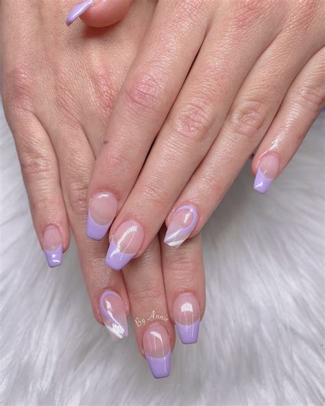 Lavender Tip Nails: 30+ Pretty Ideas to Copy - Nail Designs Daily