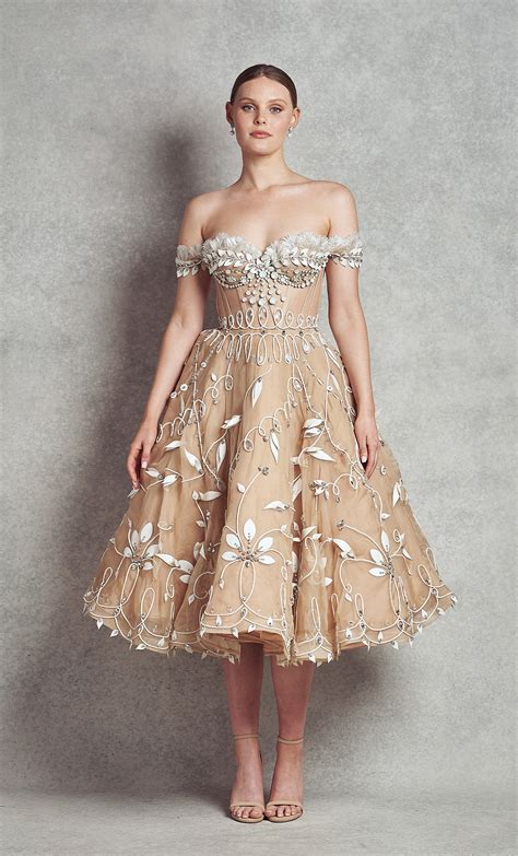 Ivanna Bridal Cocktail Dress | V1-C1 | Nude/Off White | VL-DR 2211 448