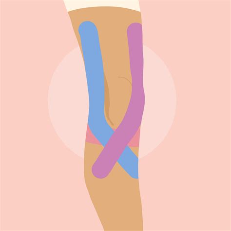 how to kt tape knee 2