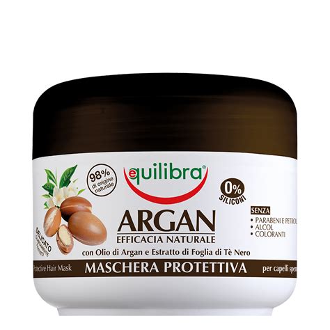 Защитна маска за коса с арганово масло, 200 мл - Green Master