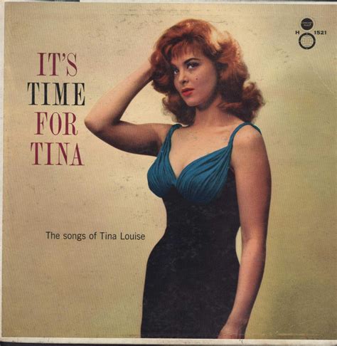 It's time for Tina / The songs of Tina Louise (VINYL JAZZ VOCAL LP) by