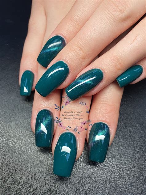 nail designs with teal