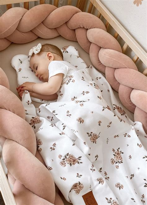 ochraniacz warkocz welurowy brudny roz lozeczko ochraniacze typu