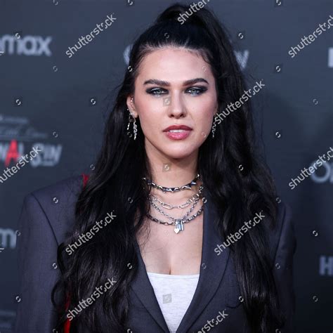 American Actress Jess Adams Arrives Bloody Editorial Stock Photo