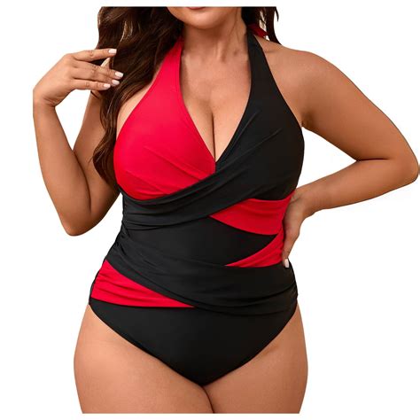 Enjoytime Swim Suits for Women 2026 Fashion Patchwork Tummy Control