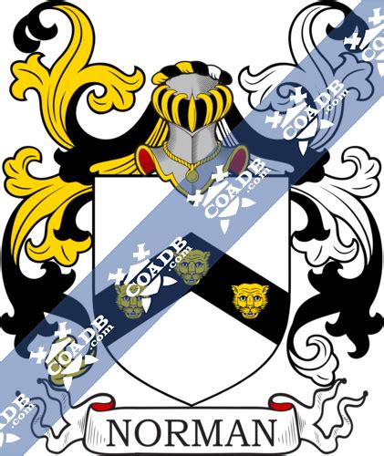 Norman Family Crest, Coat of Arms and Name History