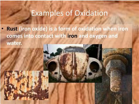 weathering crystals  oxidation powerpoint