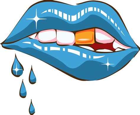 Free goteo labios png gráfico clipart diseño 20962957 PNG with