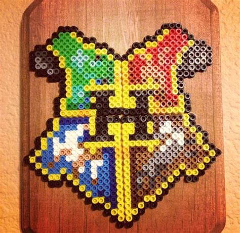 Hogwarts Crest Harry Potter Perler Beads Harry Potter Perler Harry Images