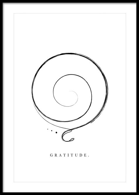 Gratitude Tattoo Design