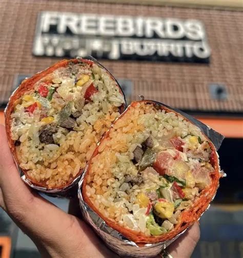 Freebirds World Burrito Menu Prices (US) - 2024