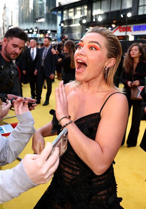 Florence Pugh Thunderbolts Premiere Sheer Black Gown - Hot Celebs Home