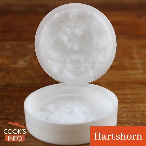 Hartshorn (Ammonium bicarbonate) - CooksInfo