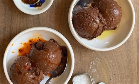 Umami Salted Dark Chocolate Sorbet Recipe - Viet World Kitchen | Recipe ...