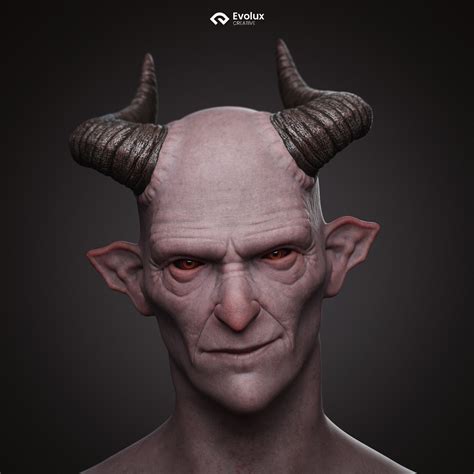 ArtStation - 3D Demon Portrait