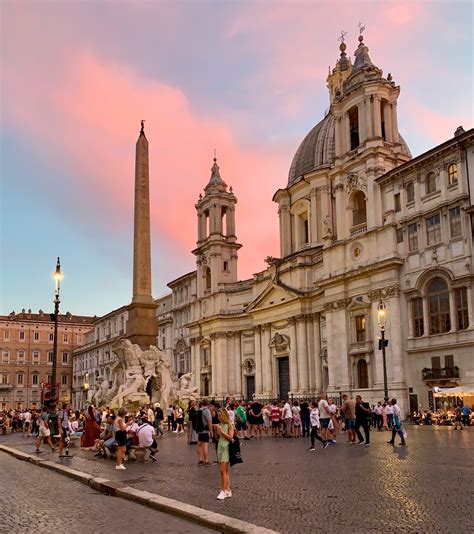 Egyptian Obelisks in Rome - by Gillian Longworth McGuire