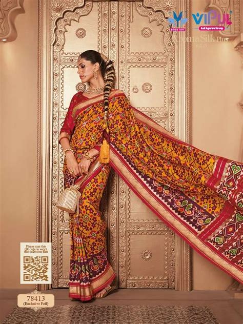 Vipul fashion Aroma Silk vol 3 Silk with patola saree collection at ...
