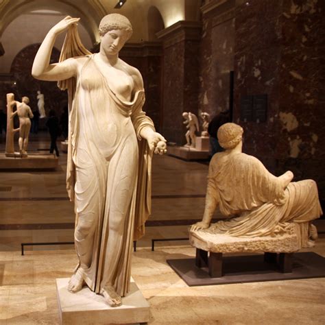 Elke and Yorgos in Paris: Louvre; Greek Antiquities