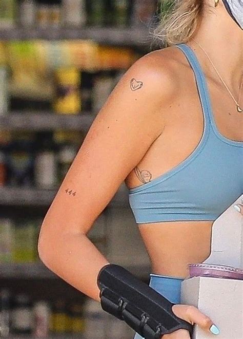 Pin by AM on Tattoo | Tattoos, Kaia gerber, Delicate tattoo