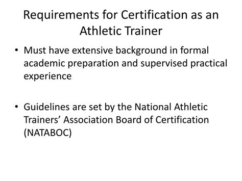PPT - Evolution of Athletic Training and Sports Medicine PowerPoint