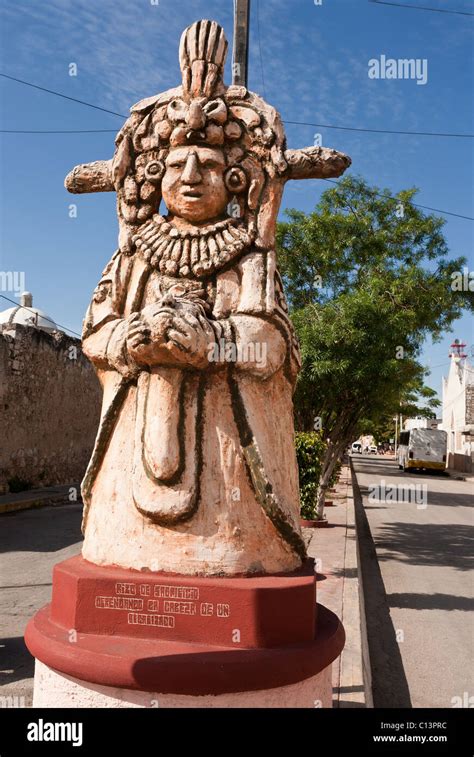 Pottery Welcome Ambassadors. Life sized pottery sculptures of Mayans ...