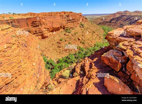Panoramic views of Watarrka National Park, Australia Outback Red Center