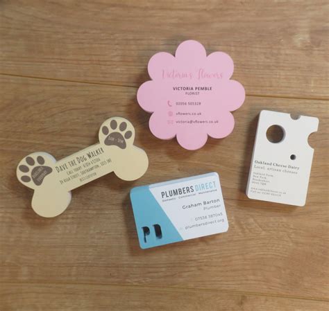 business cards die cut 7