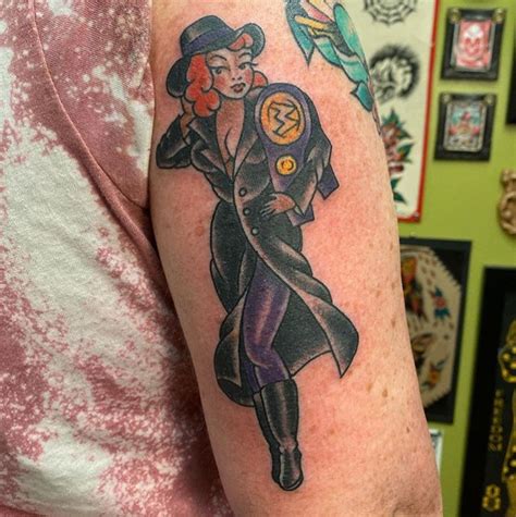 Wrestling Themed Pinup Tattoos – The Tattooed Archivist