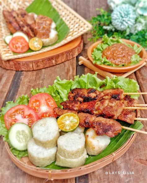 Resep Sate Ayam & Lontong Express dari @laysisilia | Resep | Dekorasi ...