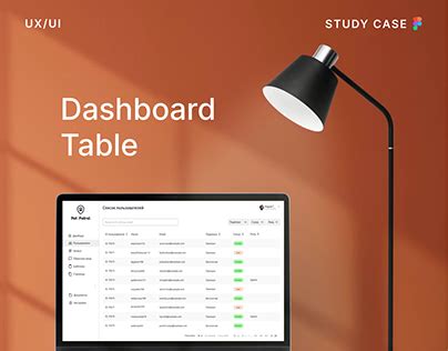 Table Ui Dashboard Projects :: Photos, videos, logos, illustrations and branding :: Behance