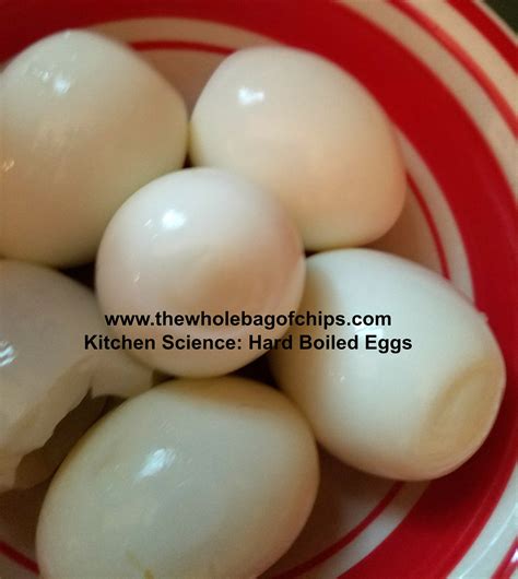 Kitchen Science: Hard Boiled Eggs | The Whole bag of Chips